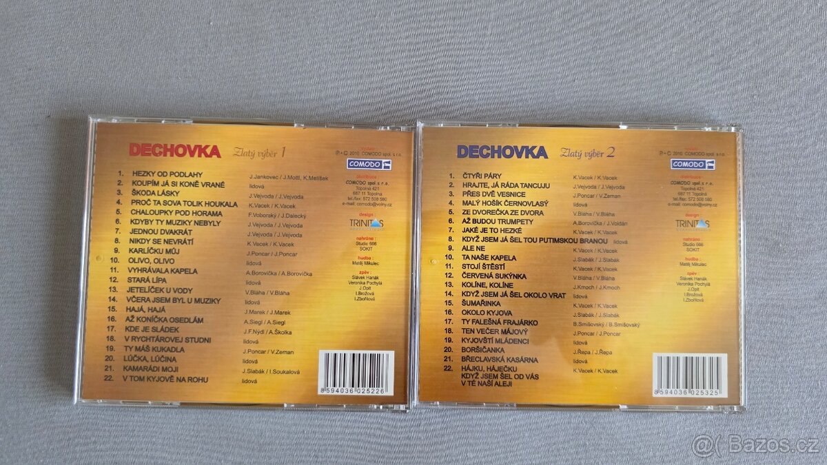 Dechovka – Zlatý výběr 1 + 2, 2x CD - 3