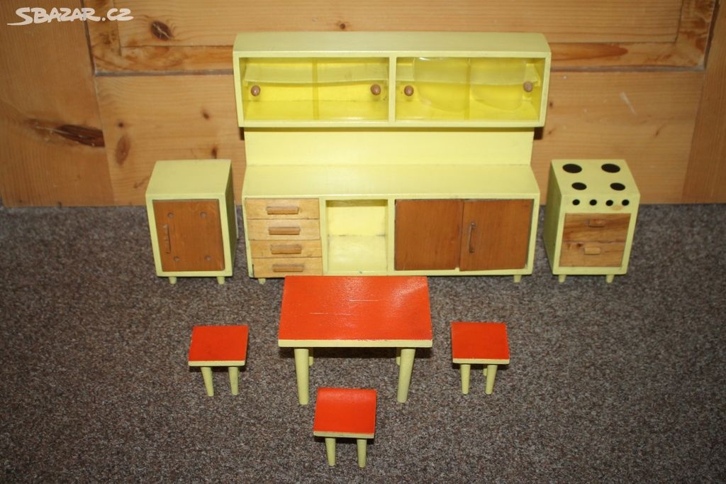 Retro kuchyňka pro panenky - doprava je v ceně - 3