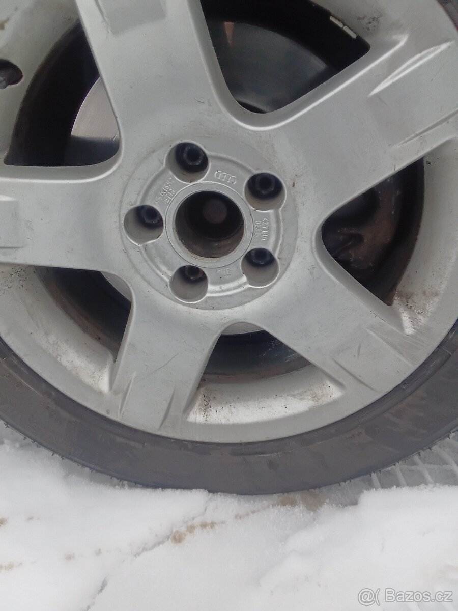 Alu kola 6,5 x 16 ET 16 - lezou krásně ven bez podložek - 3