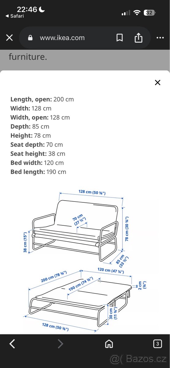 Rozkládací sedačka - 3