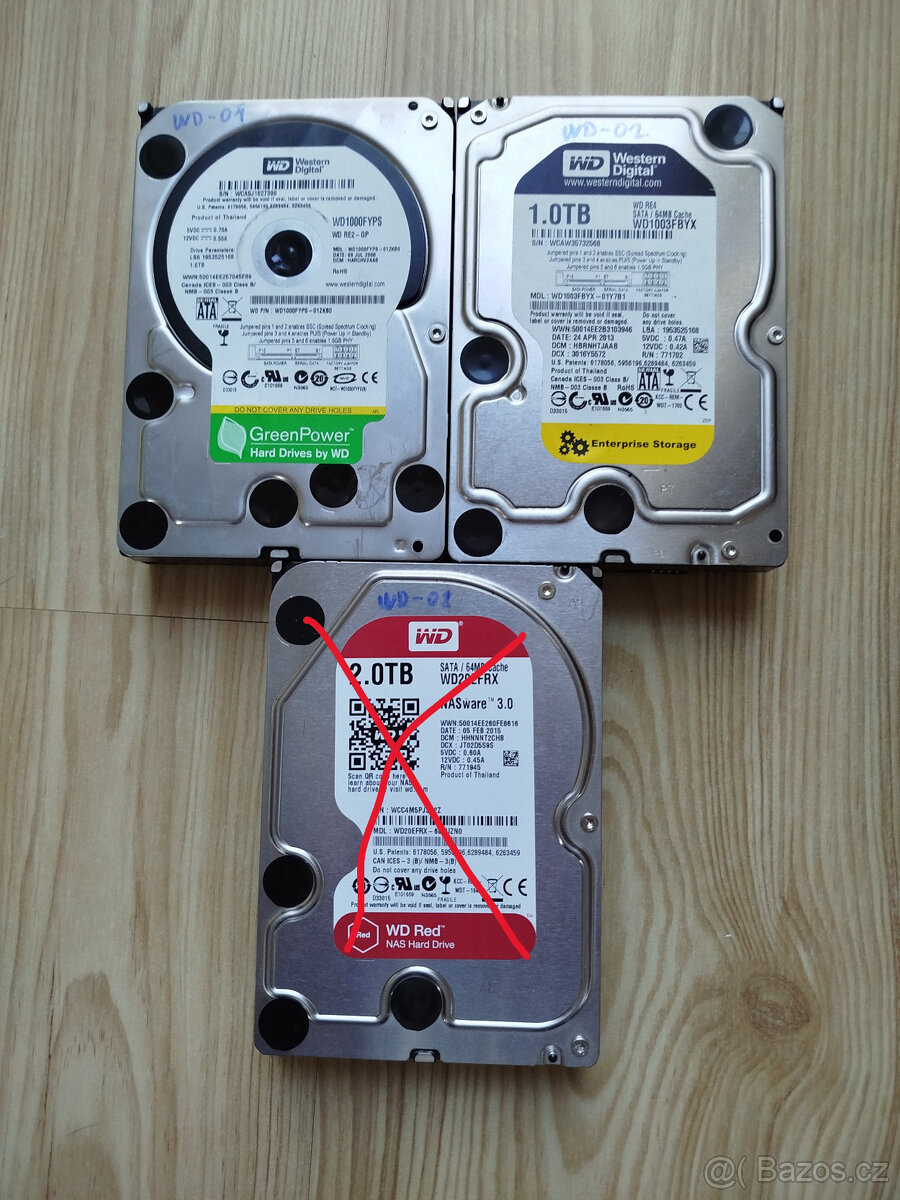 Pevné disky 1TB - 3