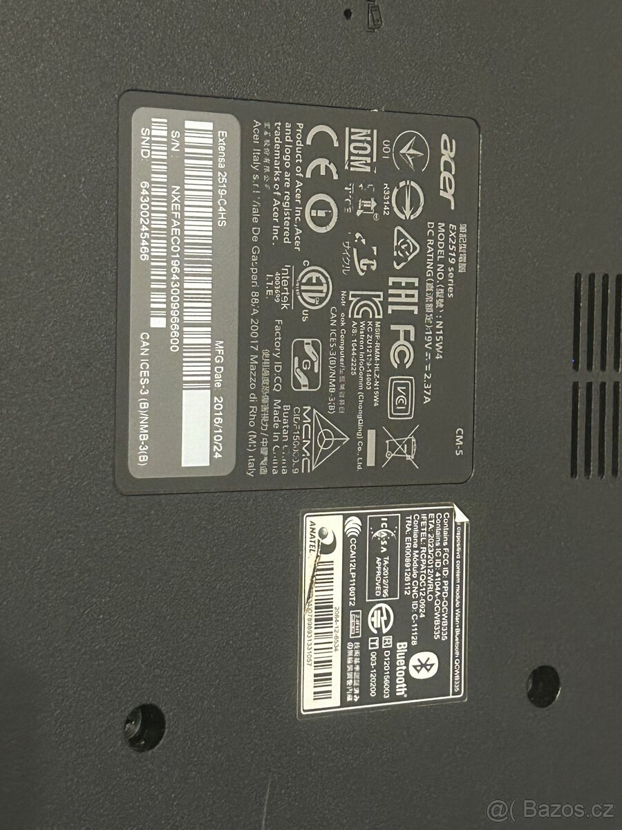 Acer Extensa 2519 - 3