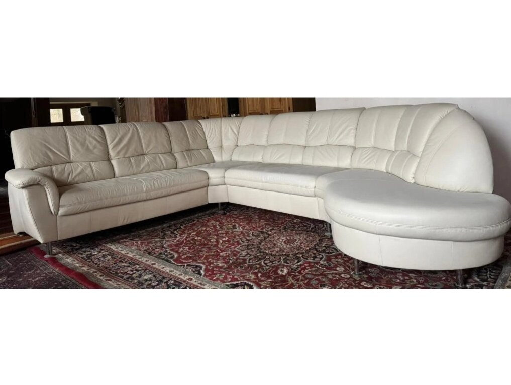Rohová kožená sedací souprava, 3302 - 3