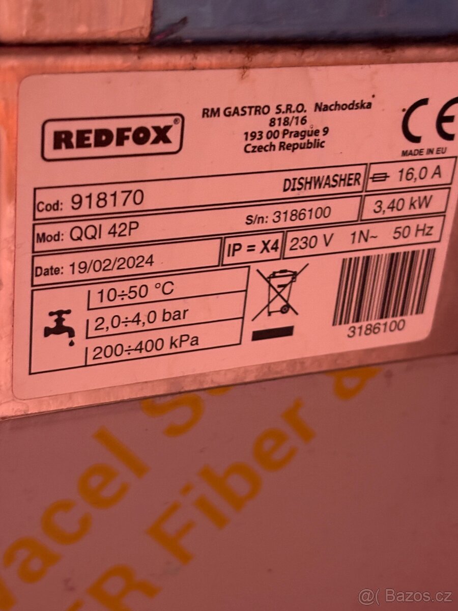 Gastro myčka REDFOX - 3