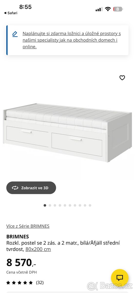 Postel Brimnes 80/200 - 3