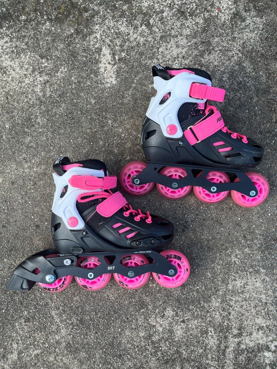 Dětské kolečkové brusle Powerslide Khaan Junior SQD Pink - 3