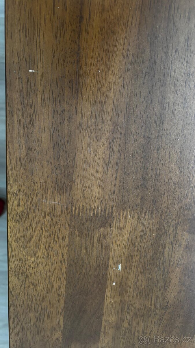 Jídelní set stůl +4 židle ořech - 3