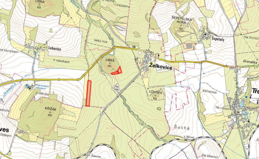 Sady, vinice, prodej, Želkovice, Louny - 3