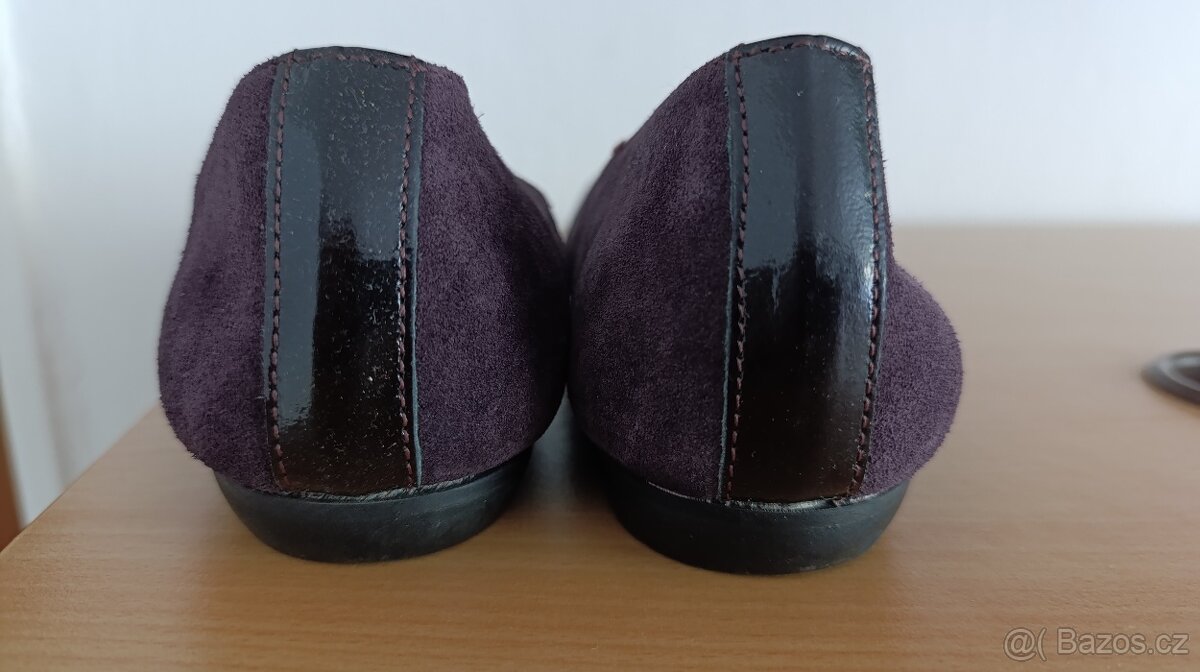 Semišové baleríny Lazzarini vel. 41 - 3