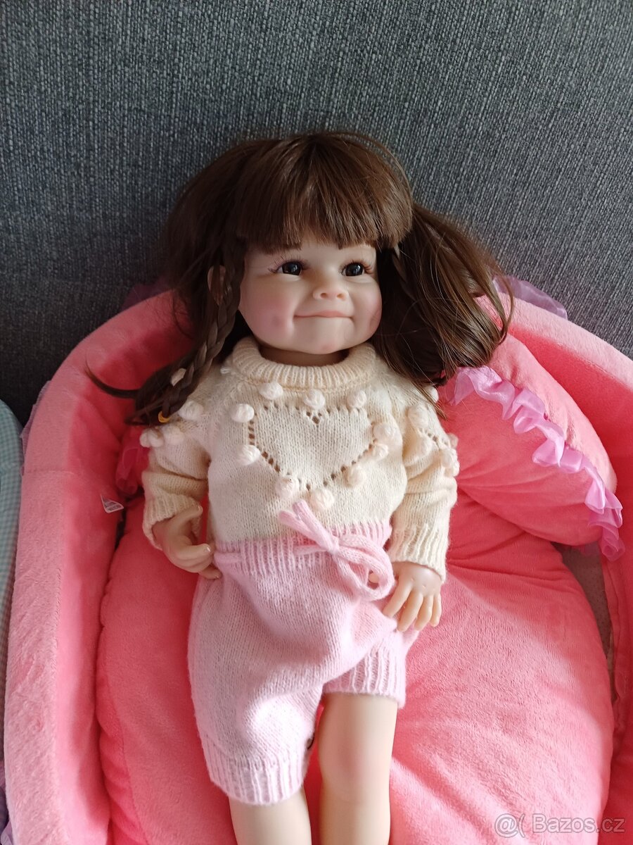 Nová realistická panenka reborn vinyl - 3