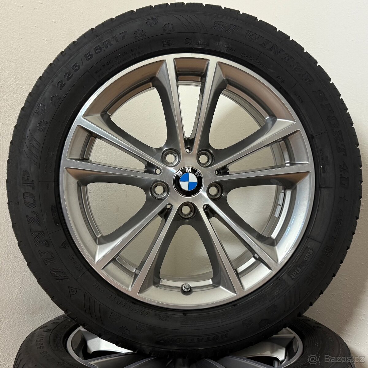 BMW 5 G30/G31 5x112 R17 ET27+ZIMNÍ 225/55R17 5/3mm - 3