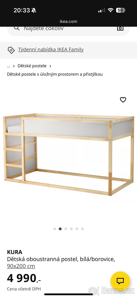 Dětská postel IKEA - 3