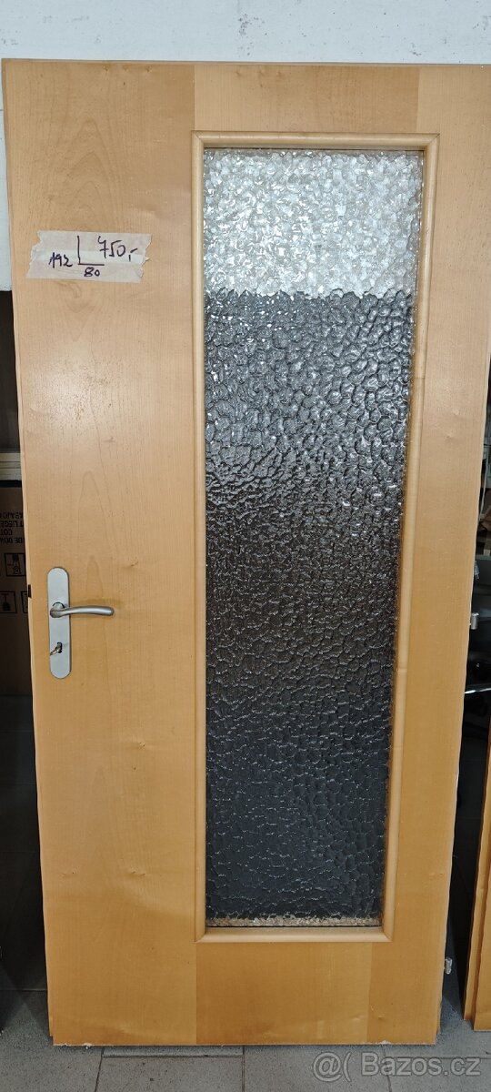 Vnitřní dveře s kováním, kvalitní, použité. - 3