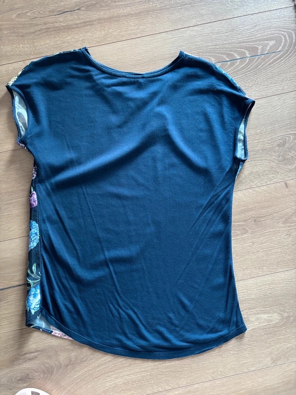 Dámské tričko/ halenka s kytkami, vel. S, Orsay - 3