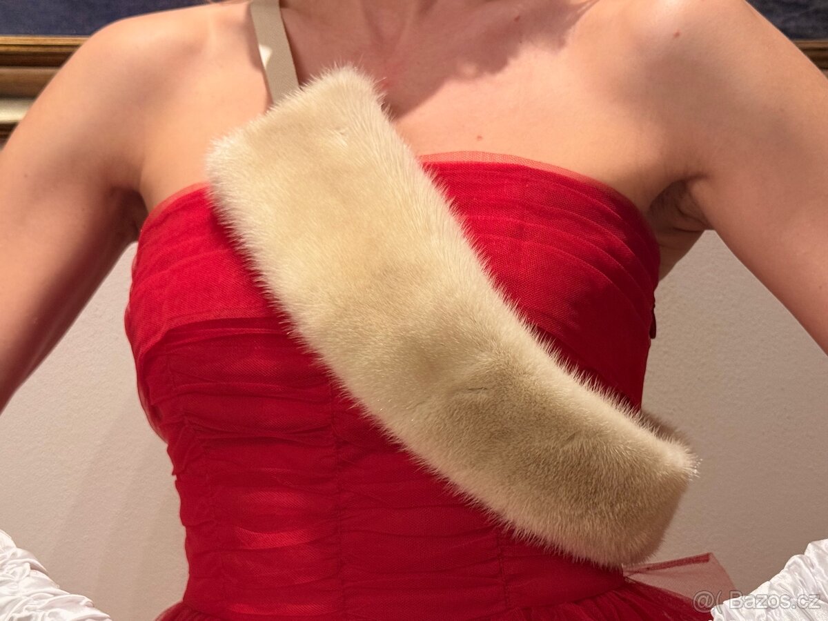 Norkový límec zn. Prada - 3