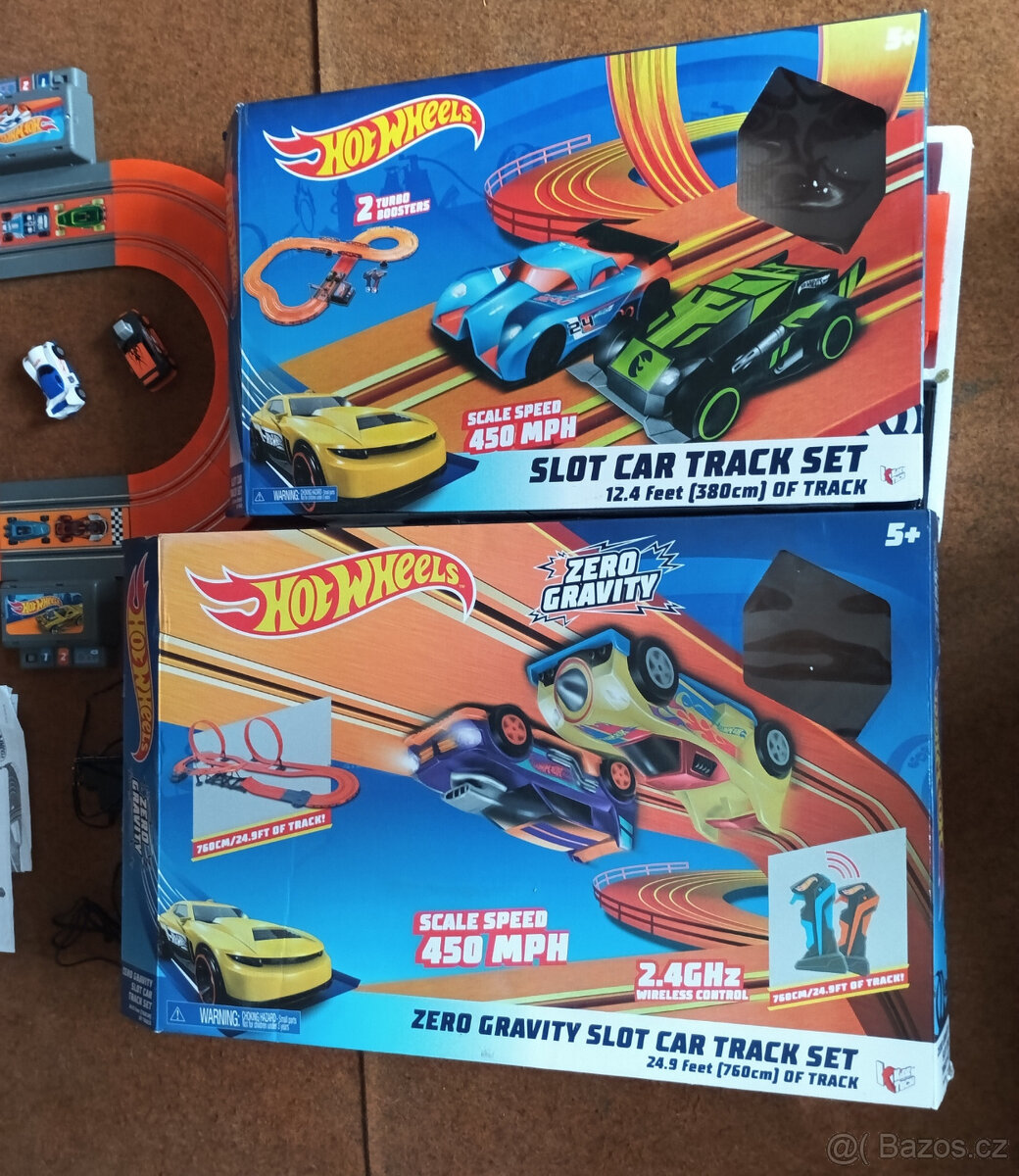 2x autodráha Hot wheels: 83127 a většina dílů z velké 83162 - 3