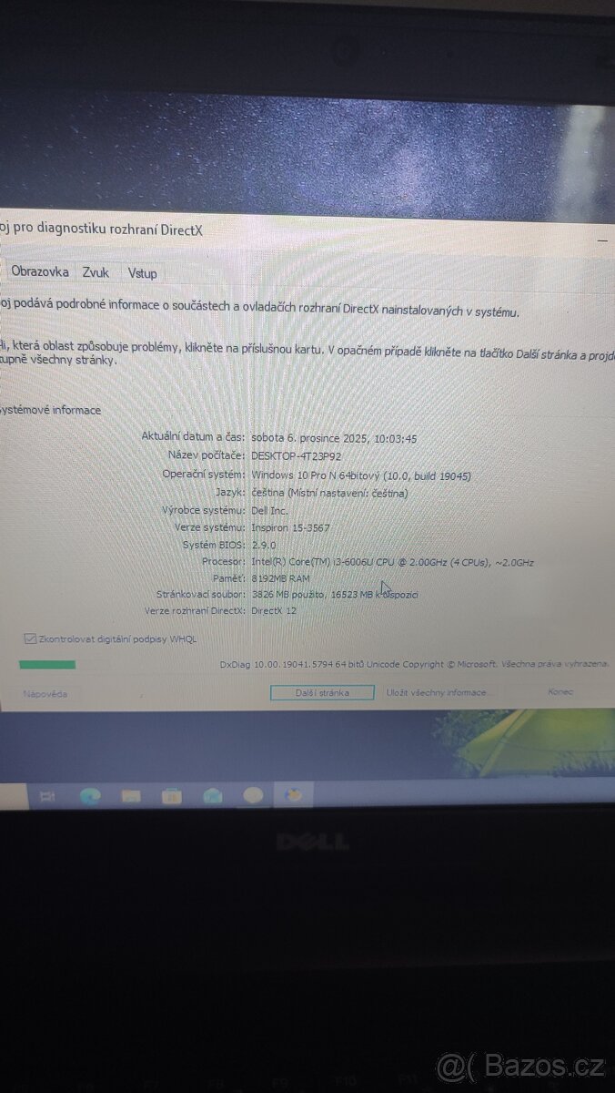 Dell inspiron 15 - 3