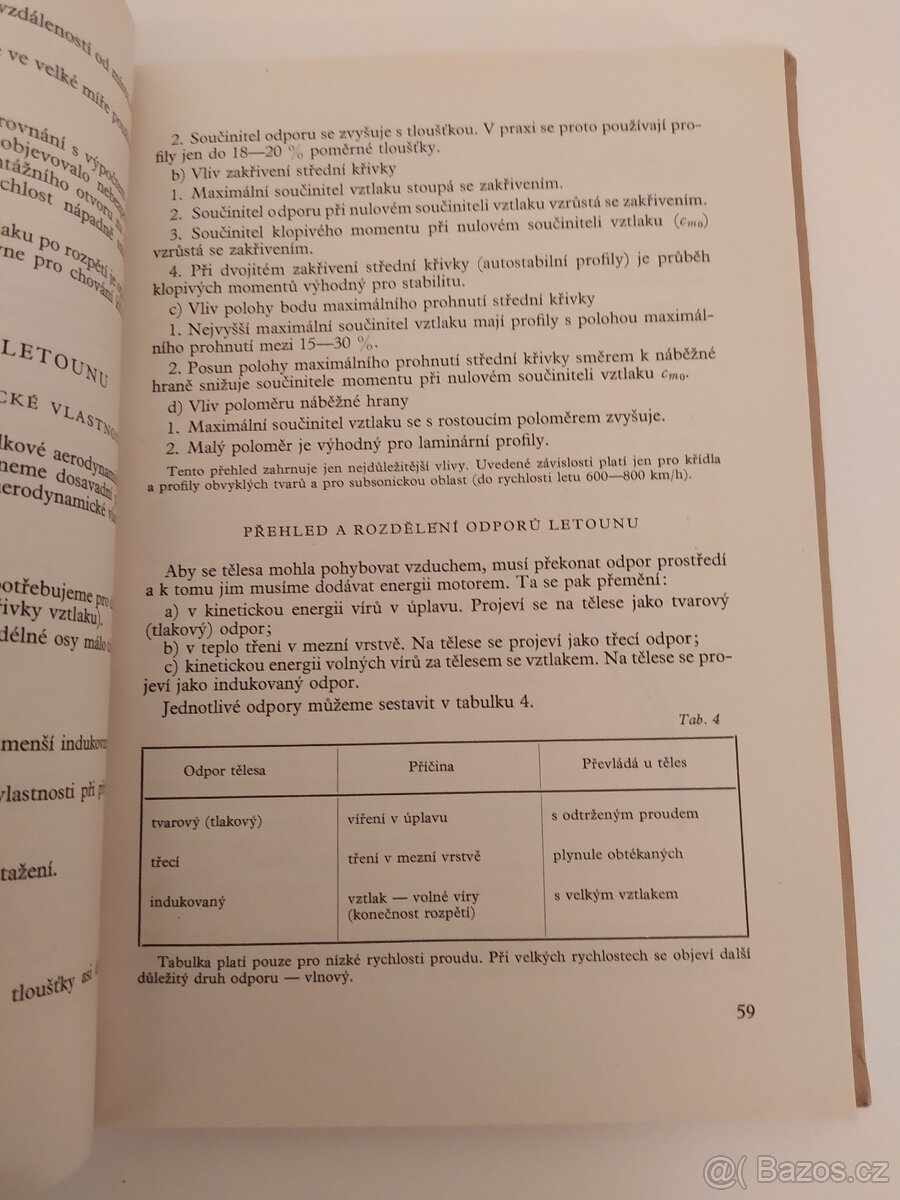 Aerodynamika a mechanika letu pro piloty a techniky - 3