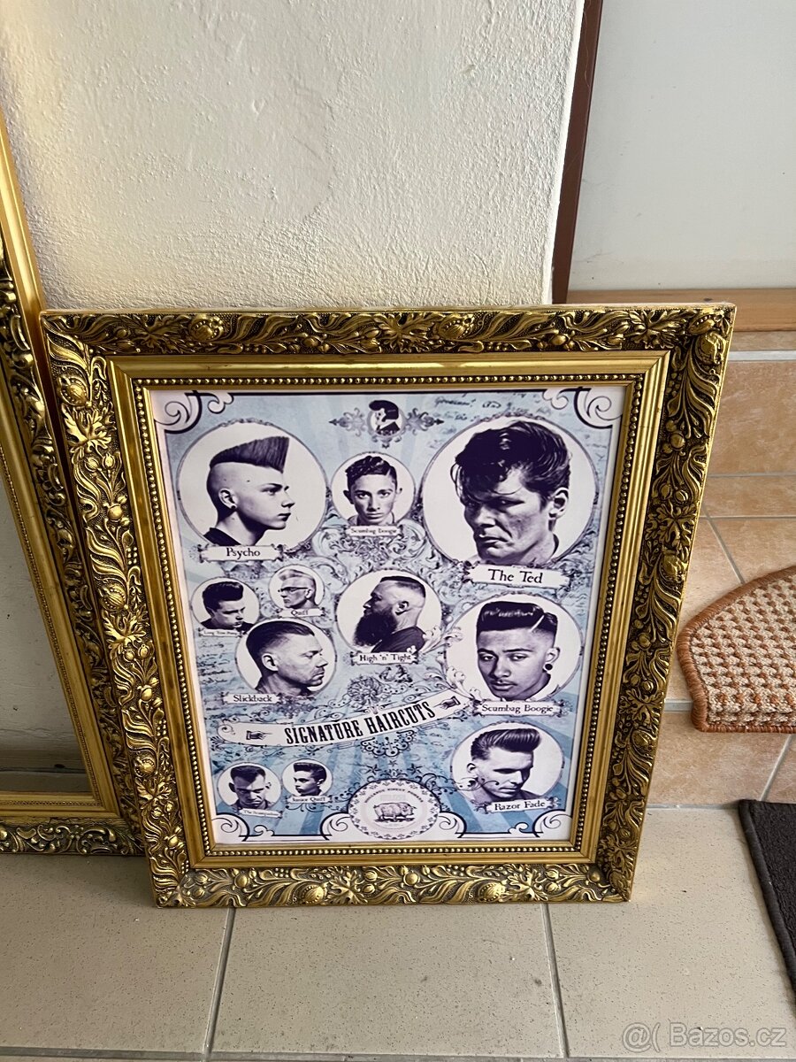 Retro rámy a zrcadla - 3