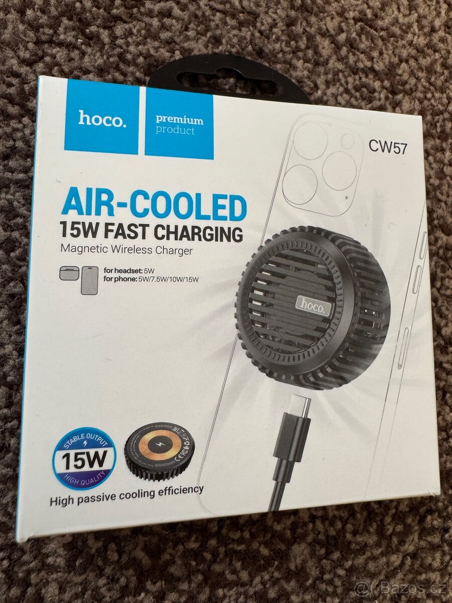 Magsafe nabíječka HOCO s chlazením / ventilátorem - 3