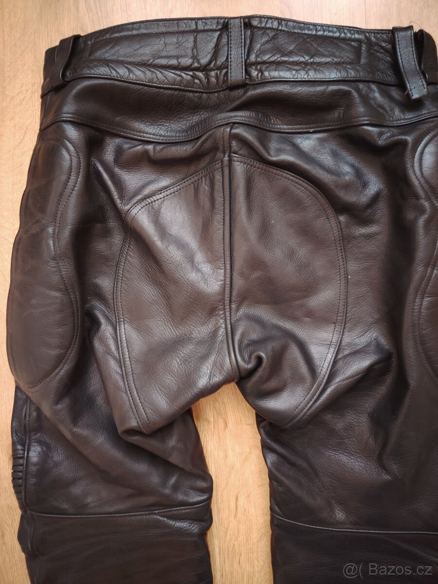 KOŽENÉ MOTORKÁŘSKÉ KALHOTY "MQP" - 3