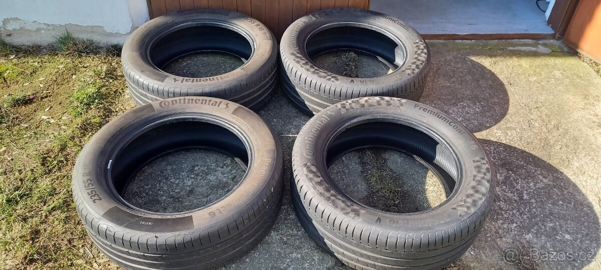 Letní pneu CONTINENTAL 235 55 18 4ks. - 3