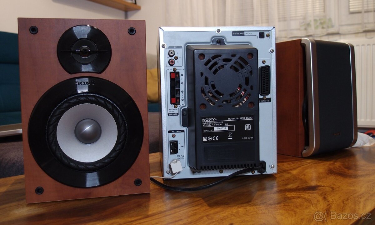 Sony HCD-DV2D Micro HiFi System s DVD přehrávačem - 3