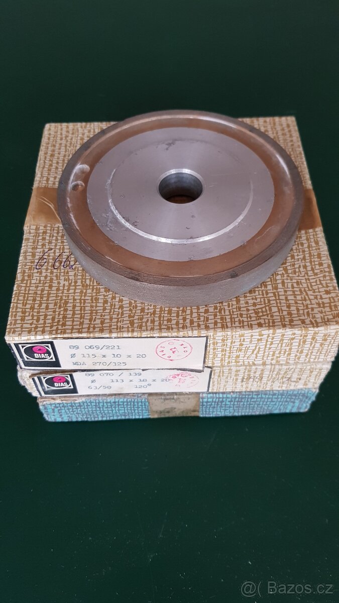 Diamantové kotouče pro opracování brýlových skel Dias Turnov - 3