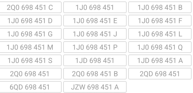 Zadní brzdové destičky original Škoda, VW, Seat - 3