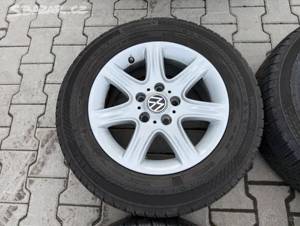 4x al kola 5x120 16 + pneu zimní 215/65 R16C - 3