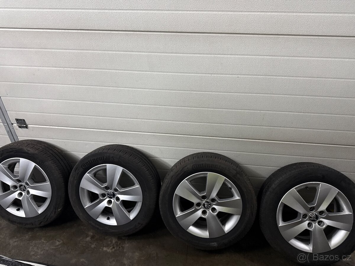 Alu Kola Škoda Rapid 185/60 R15 Continental - 3