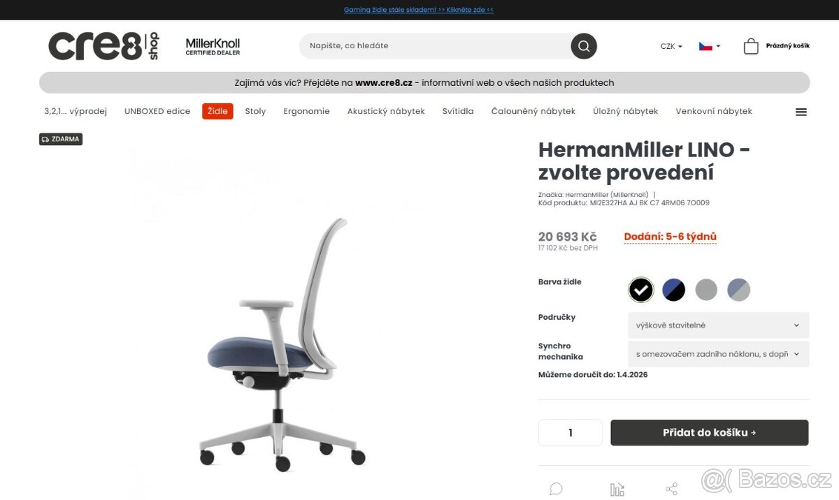 Kancelářská židle Herman Miller Lino - 3