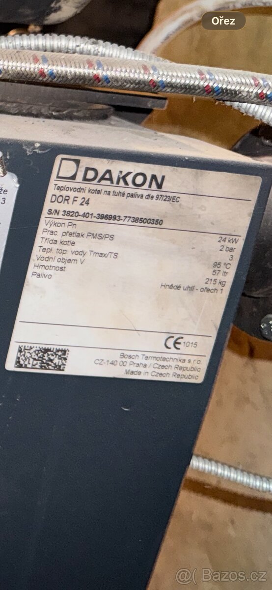 Kotel DAKON F24 (24kw) E3 - 3