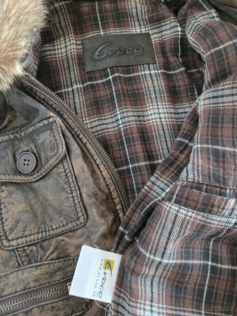 Dámská značková Kožená bunda - 3