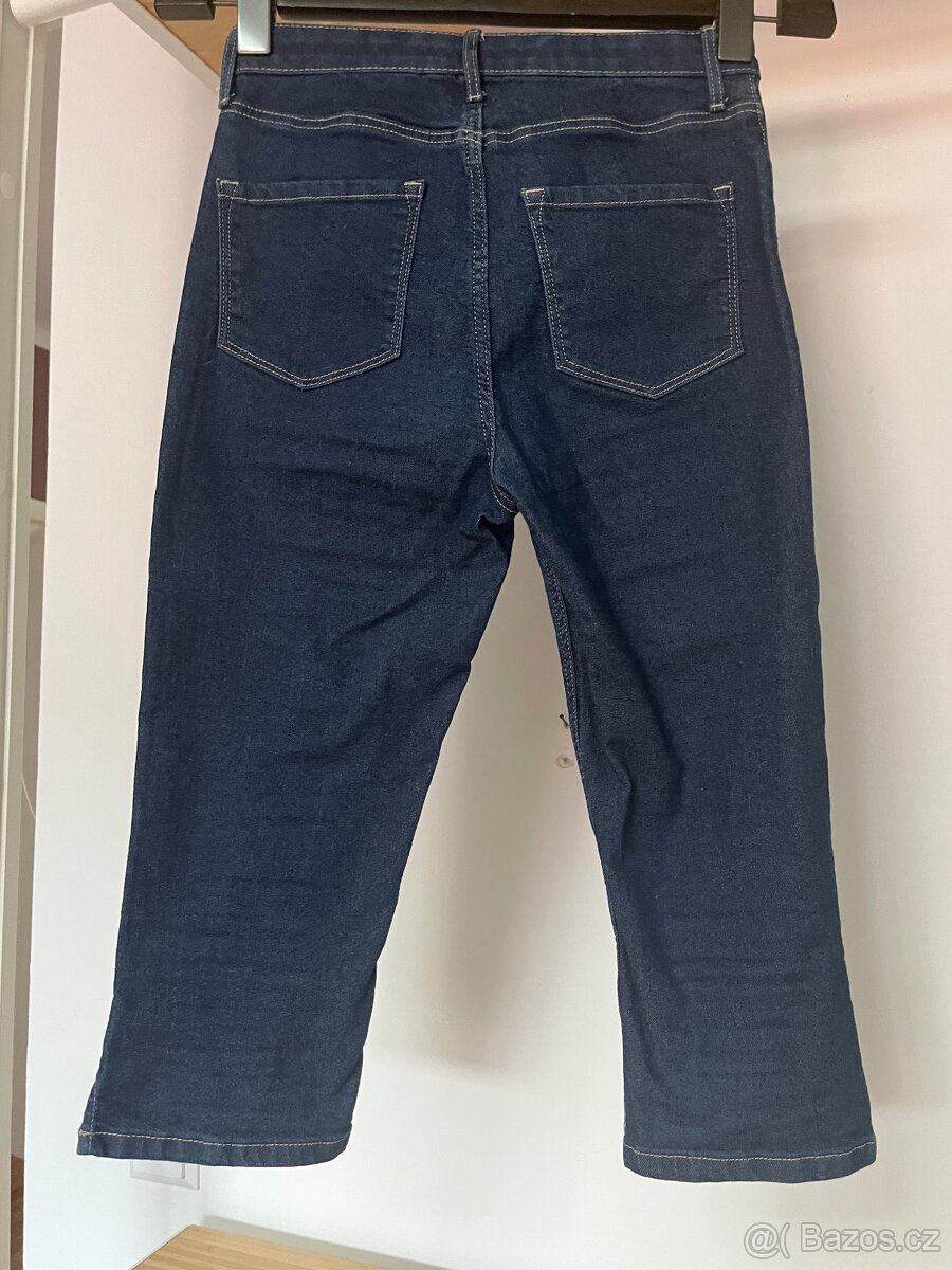 3/4 lehké džíny vel. 158 - 3