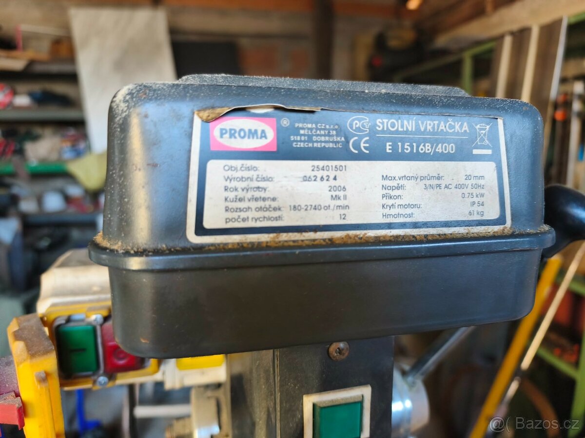 Stojanová vrtačka PROMA - 3