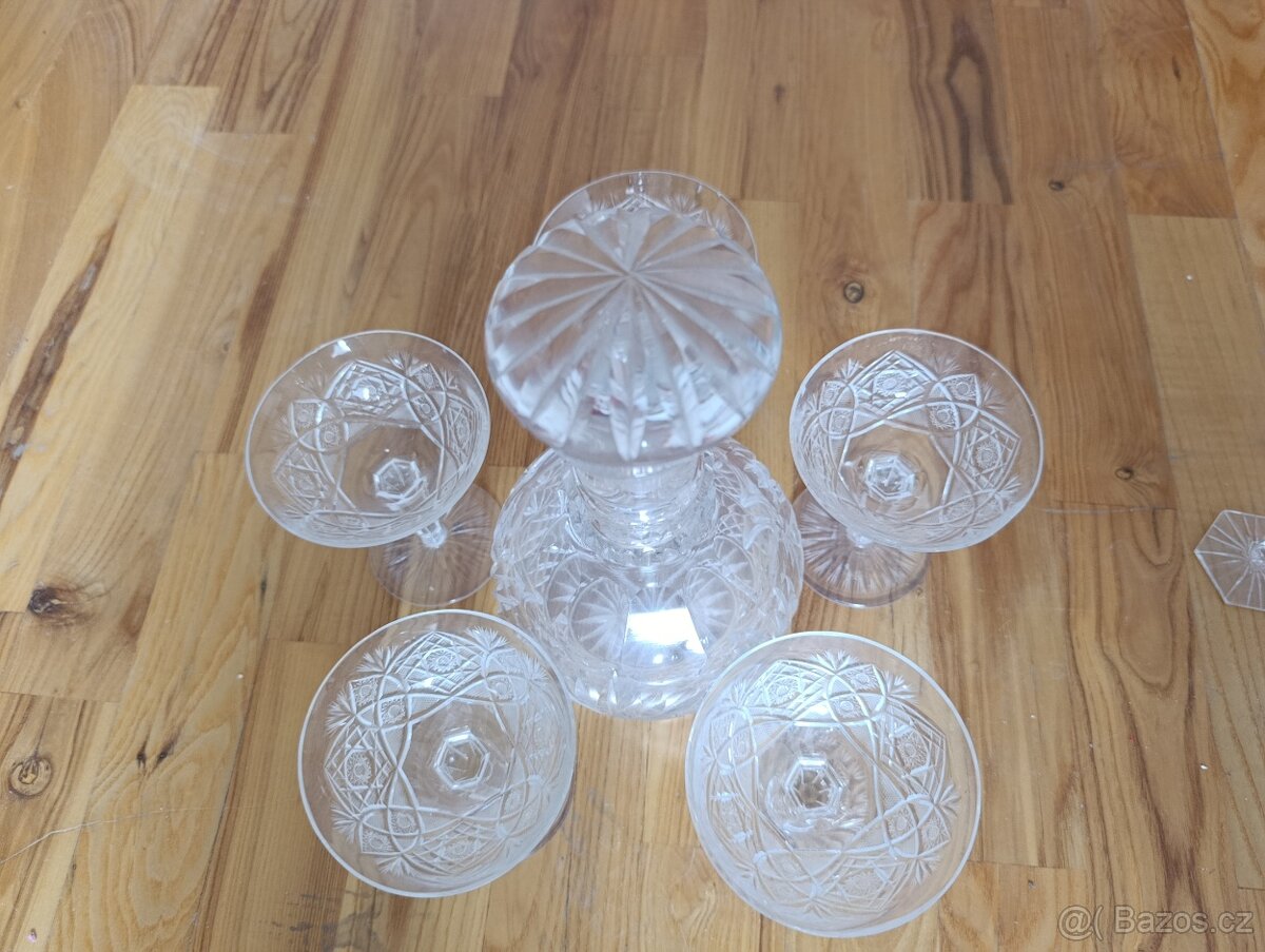 Karafy + sklenky - 3