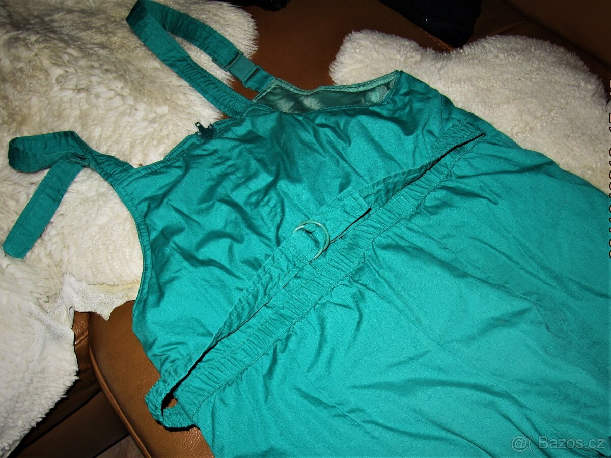 Oteplováky-vel.146 zelené + tričko ZDARMA - 3