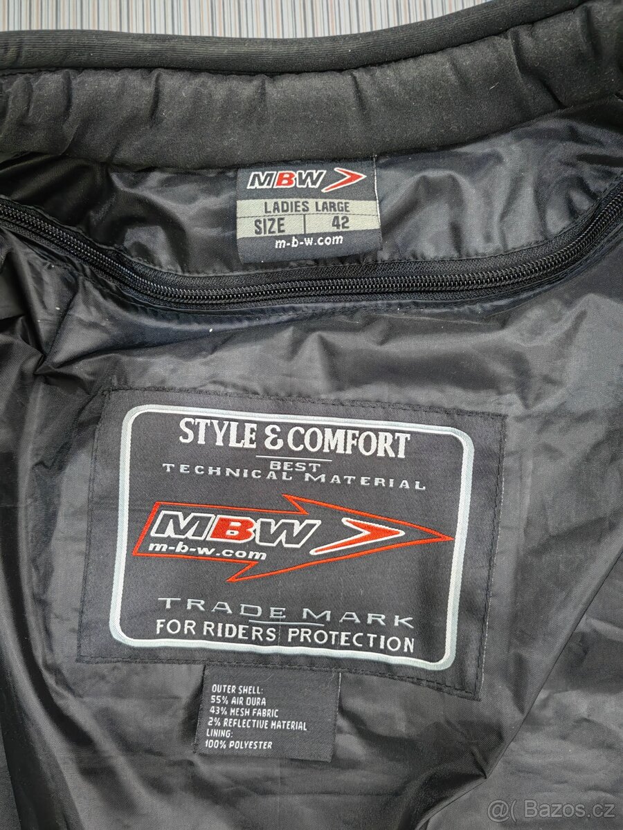 Dámská textilní moto bunda MBW - 3