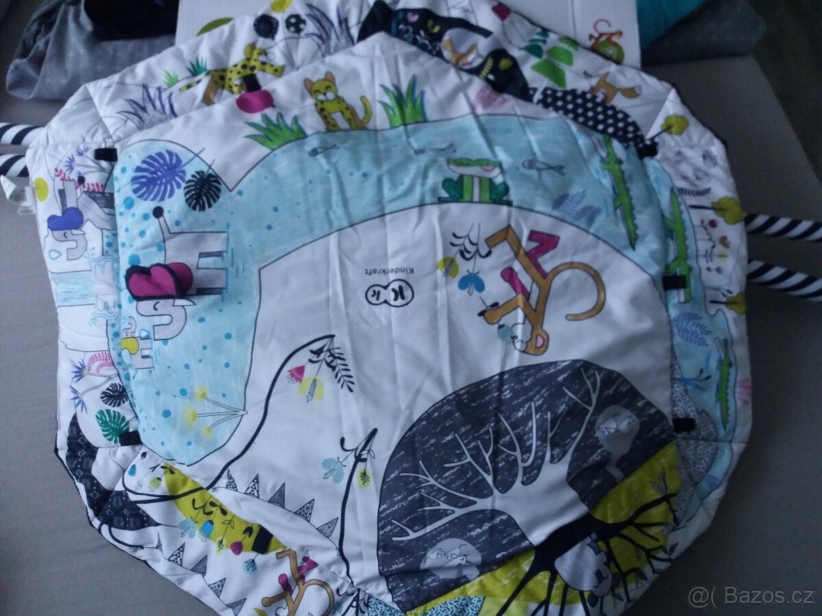 Hrací deka KINDERKRAFT s hrazdou - 3