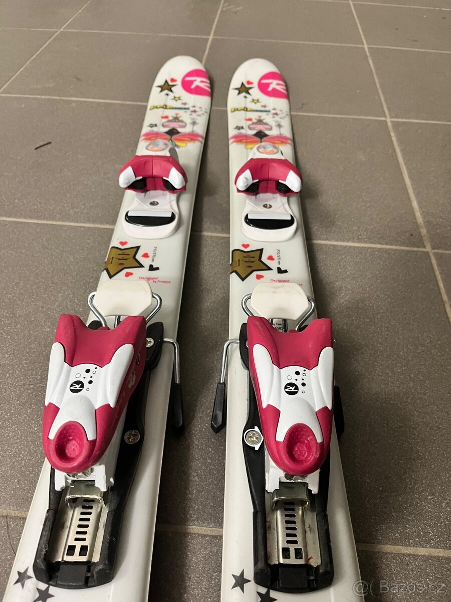 Dětske lyze znacky Rossignol ve skvelem stavu - 3
