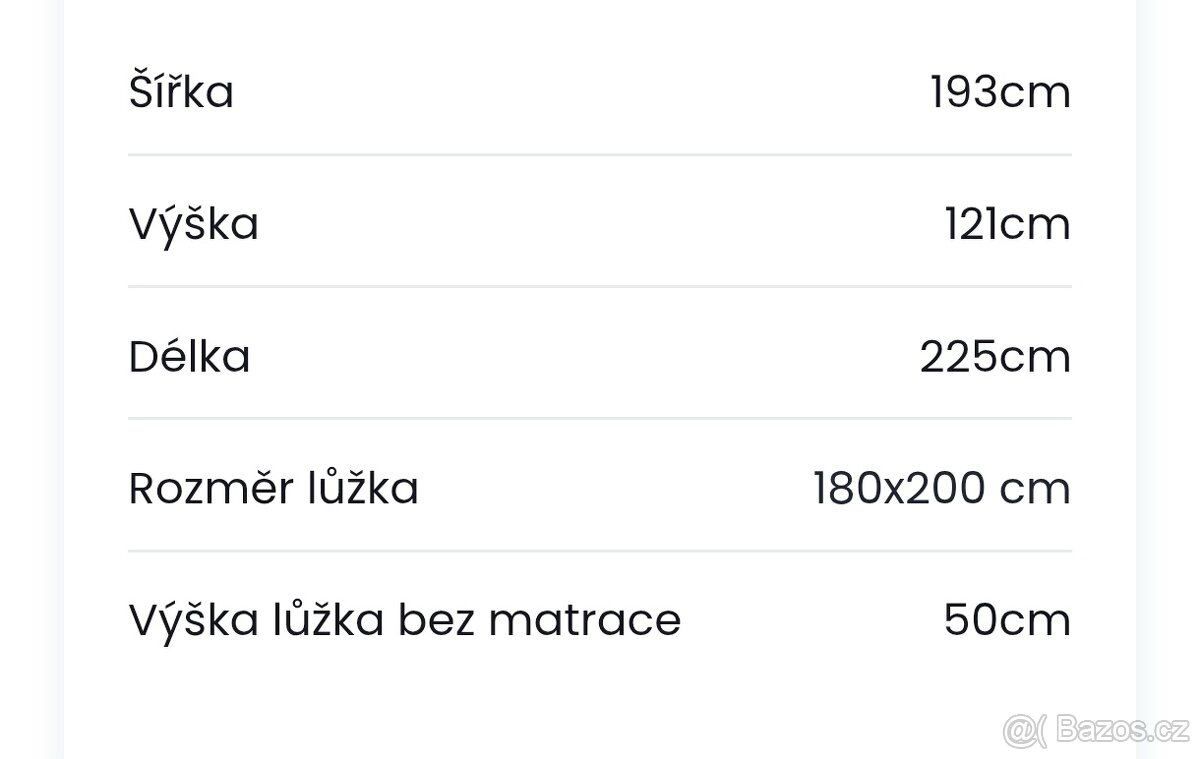 Postel Medine 180x200 - 3