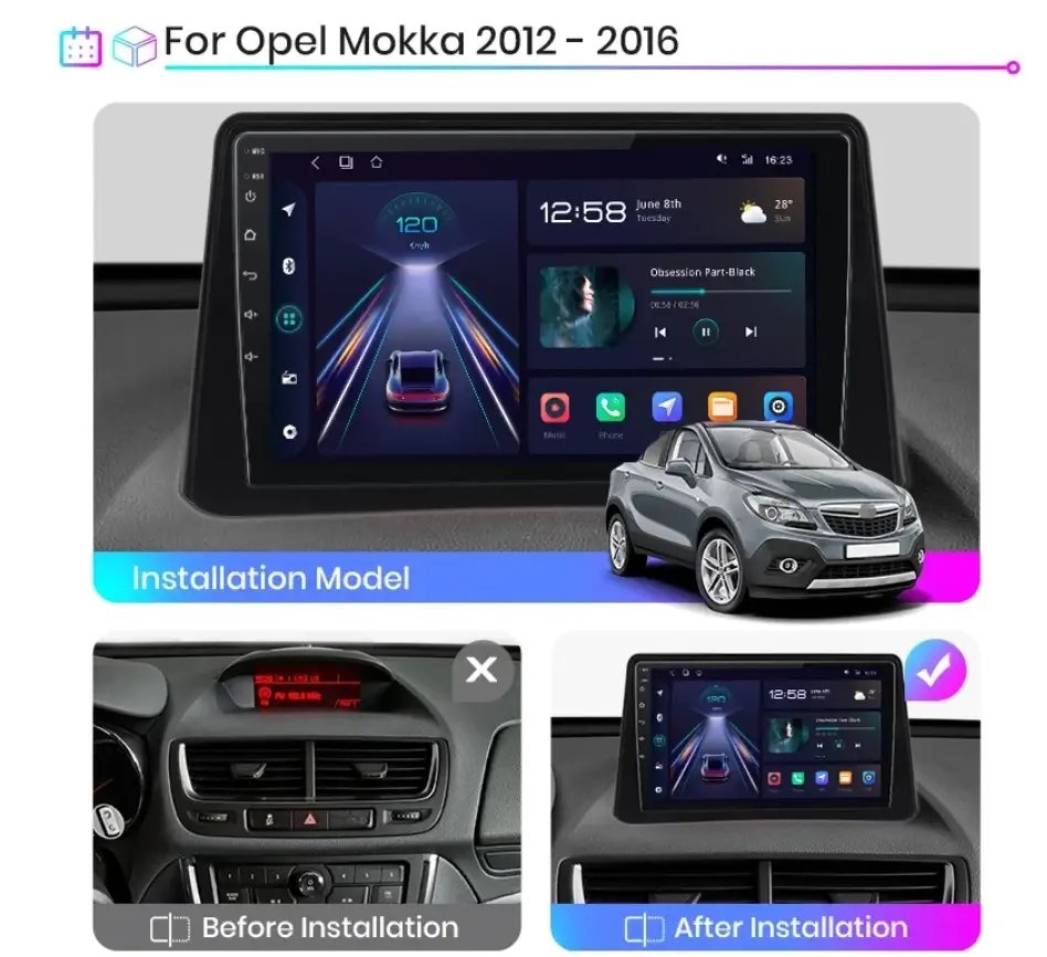Android autorádio s navi pro OPEL MOKKA (2012-2016) - 3
