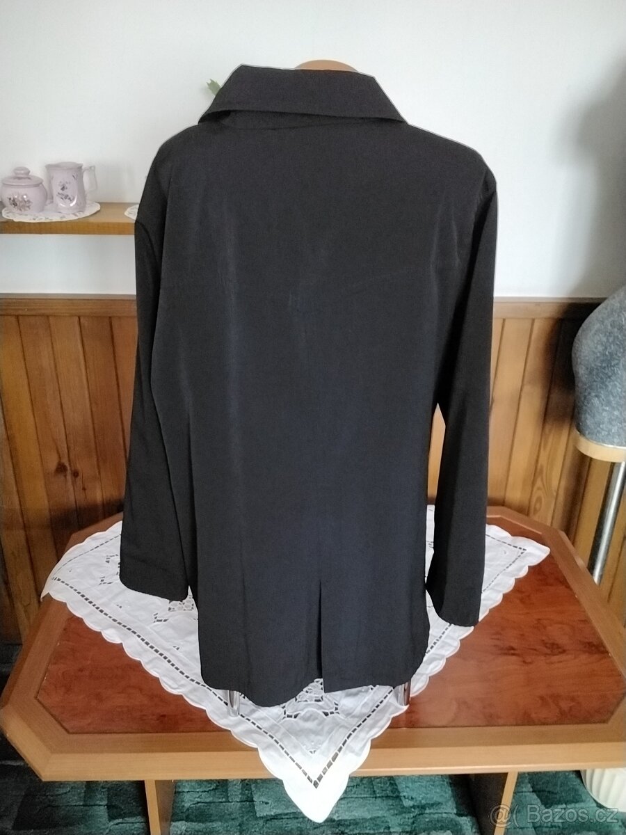 Černý 3/4 kabatek - 3