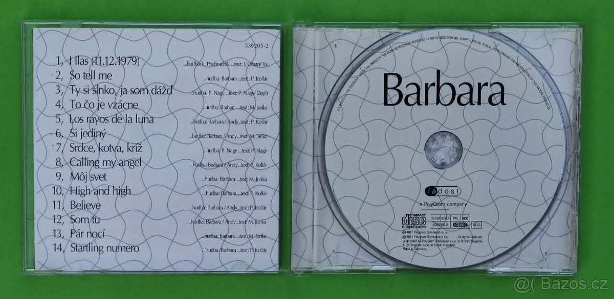CD BARBARA HAŠČÁKOVÁ – BARBARA - 3