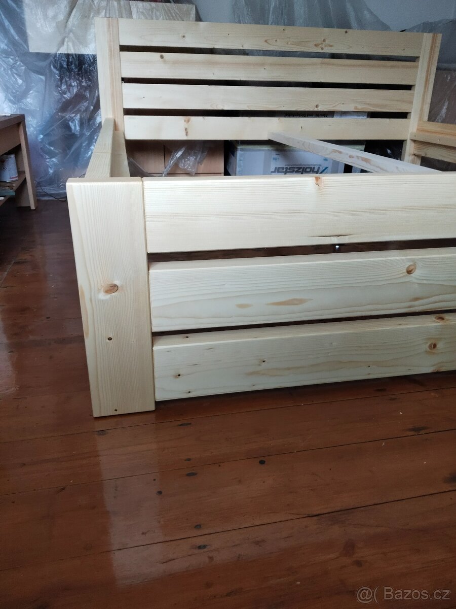 Nová masivní postel 180x200 - 3