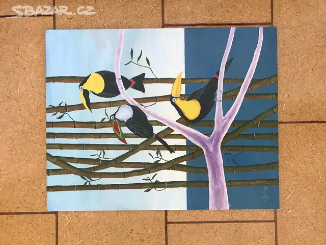 Obrazy malovane originaly ruzne velikosti dle fot - 3