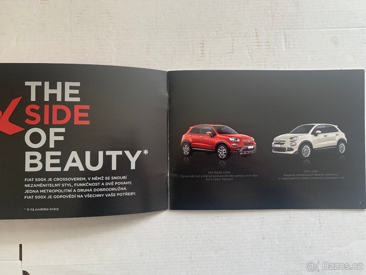 Prospekt FIAT 500X v deskách - 3