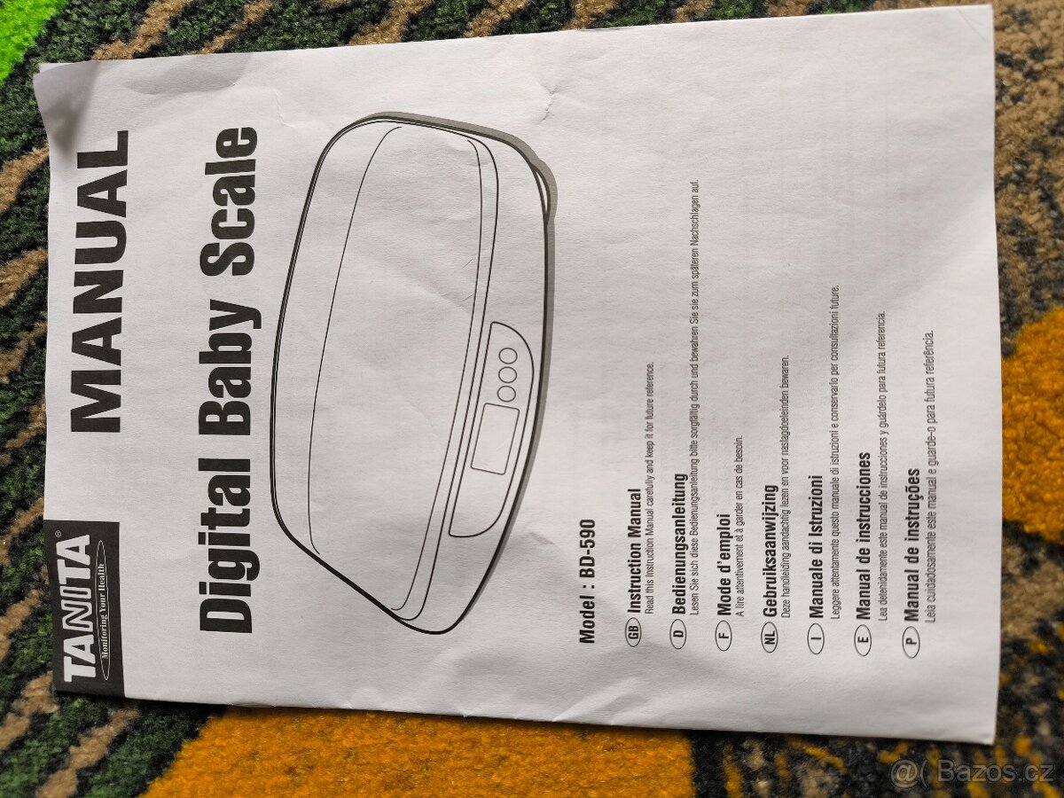 kojenecká váha TANITA BD-590 - 3