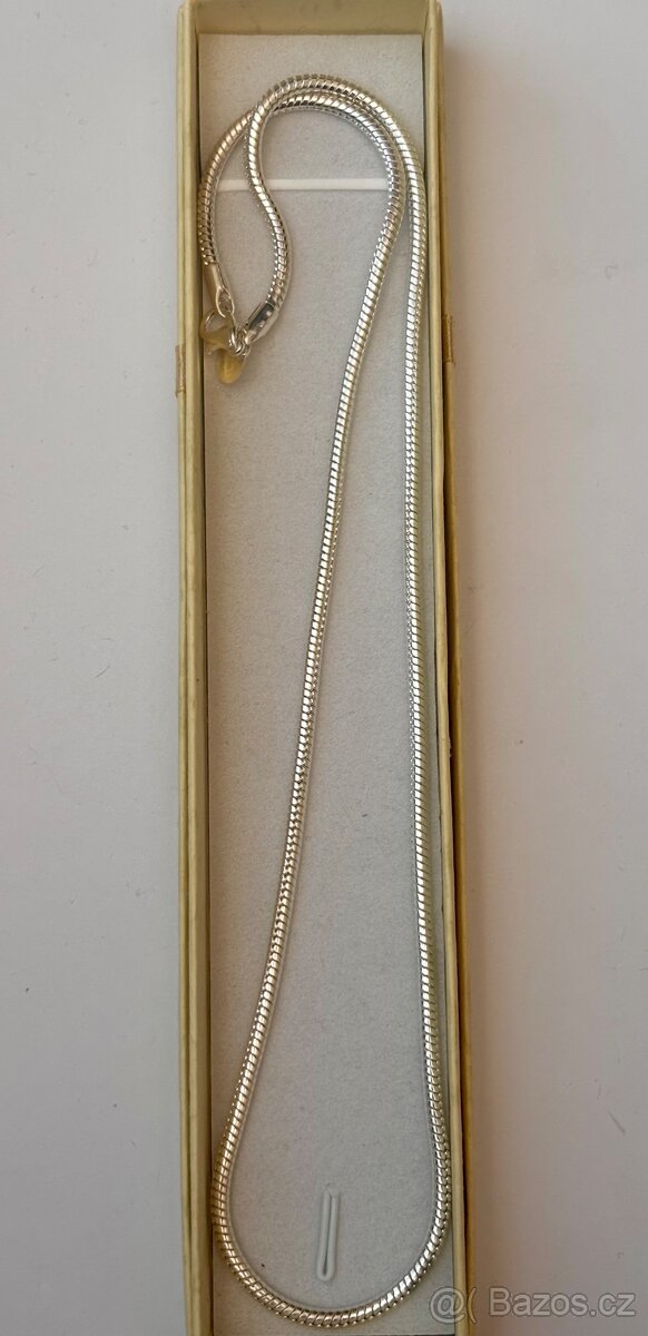 Nové stříbrné řetízky punc 925 - 3